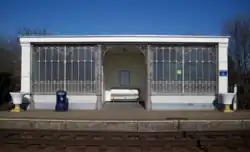 Voormalig wachthuisje perron 2