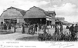 Station Rotterdam Maas; circa 1900.