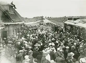 Opening van het station, juni 1929