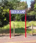 Naambord station Serskamp