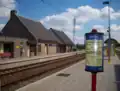 Oud station gezien vanop het perron