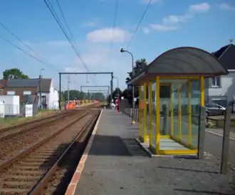 Station Terhagen, een stopplaats op de grens van Borsbeke en Ressegem