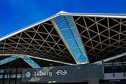 Station Tilburg na de renovatie in 2019