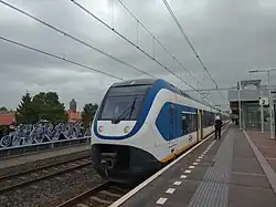 Een sprinter op spoor 1.