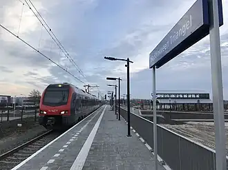 Station Waddinxveen Triangel net na de opening.