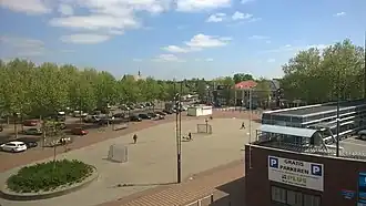 Voetbal- en basketbalveld op de Beestenmarkt (2015)