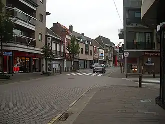 De Stationsstraat te Aalter