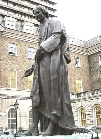Standbeeld Thomas Guy in Londen