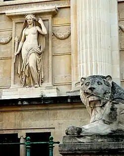 Detail: De waarheid en leeuw