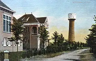 Watertoren net na de bouw