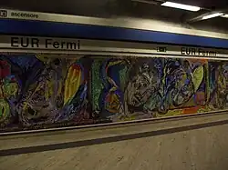 De mozaïeken van de ArteMetro-prijs.