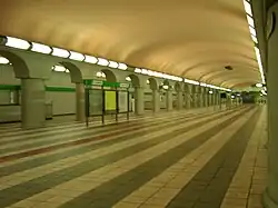 De ondergrondse verdeelhal