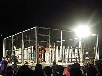 Steel Cage match bij BJW