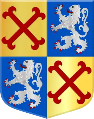 Het kruis uit het wapen van Steenwijkerwold