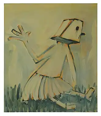 When the Living is Easy - Acrylic on canvas - 70 x 60 cm