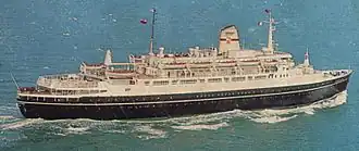 In de kleuren van de TSS Stefan Batory