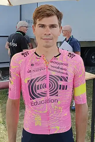 Bisegger bij de Renewi Tour 2024.