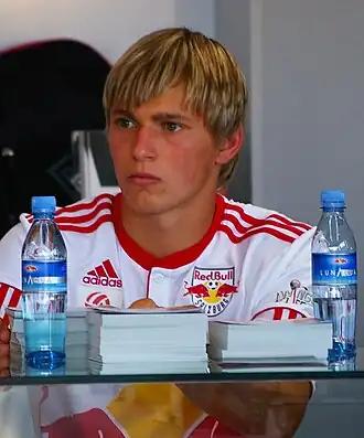 Hierländer in 2010 als speler van Red Bull Salzburg