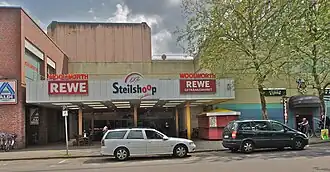 Het City Center in de Hamburger wijk Steilshoop