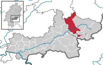 Kaart van Steinau an der Straße