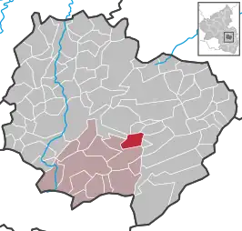 Kaart van Steinbach am Donnersberg