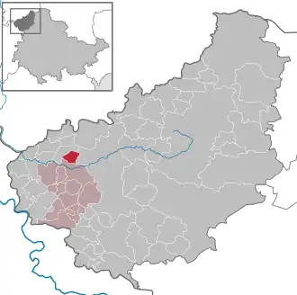 Kaart van Steinheuterode