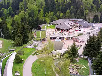 Uitzicht op de entree