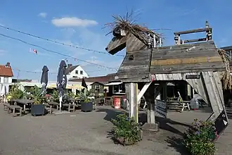 Zicht op een deel van Stek