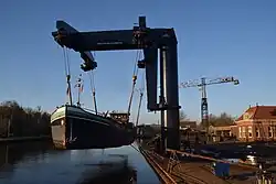 Voor een nieuw certificaat naar de werf