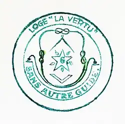 Stempel loge La Vertu