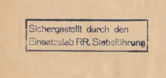 Stempel van de ERR