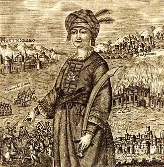 Šćepan Mali zoals afgebeeld in Stefano Zannowich biografie over Šćepan