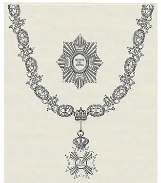 Max-Joseph-Militärorden, keten met grootkruis en de ster.