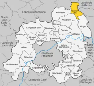 Kaart van Sternenfels