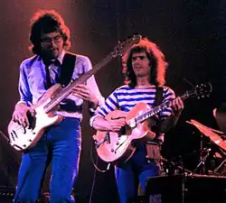 Steve Rodby en Pat Metheny. (foto: Pino d'Amico)