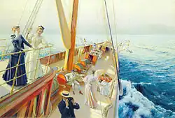 Yachting in the Mediterranean, 1896