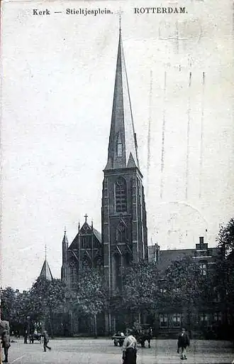 De Stieltjeskerk rond 1910
