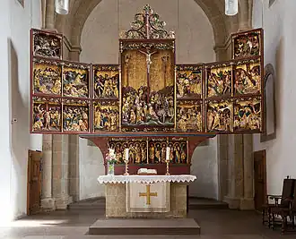 Altaarstuk (1525) in de Stichtskerk
