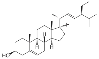 Structuurformule van stigmasterol