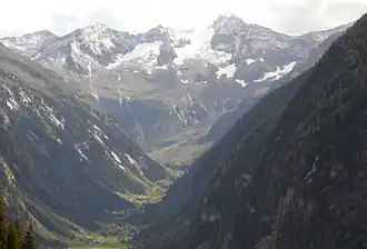 Het Opper-Stilluptal met de Zillertaler Hauptkamm