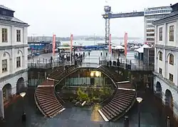 De Ryssgården gezien uit het Stadsmuseum