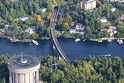 De Stocksundbrug gezien uit het zuiden