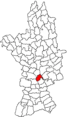 Kaart van Stoenești