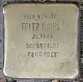 3 stolpersteine herinneren aan de familie Hahn