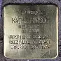 8 stolpersteine herinneren aan de familie Hirsch