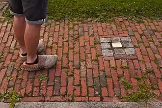 Stolperstein voor Beatrix Enna Wijpken Miroch in Holwerd, 8 oktober 2018