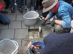 Plaatsing van Stolpersteine in Glanerbrug, 29 april 2009