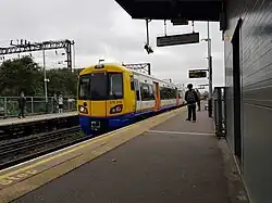 De overground naar Euston.