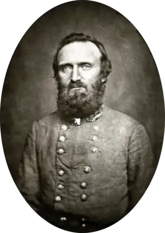 Generaal Jackson geportretteerd in, Virginia 1862