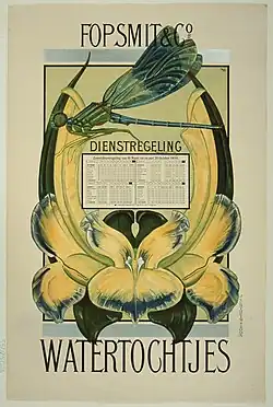 affiche 1900 (iris) (van Konijnenburg)